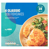 ASDA classic cod fishcakes 4 pack 460g - British product