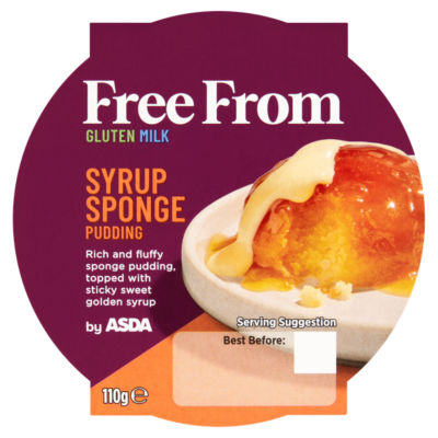 ASDA Free From Syrup Sponge Pudding 110g