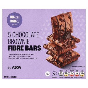 ASDA chocolate brownie bars 5 x 24g - British product
