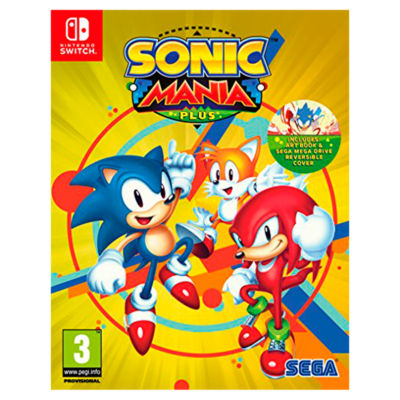Nintendo Switch Sonic Mania Plus Video Game Bundle