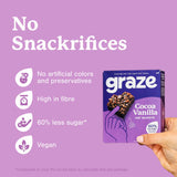 Graze Cocoa Vanilla Flapjack 4x30g - British product