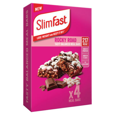 SlimFast meal replacement bar Rocky Road 60g (British brand)