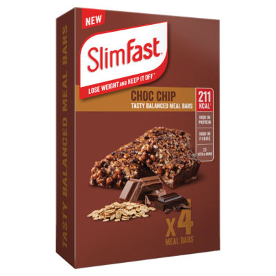 SlimFast chocolate chip meal replacement bar 60g (British brand)