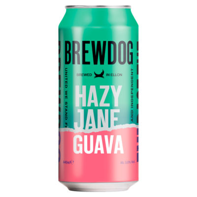BrewDog Hazy Jane Guava hazy IPA beer 440ml can - British product