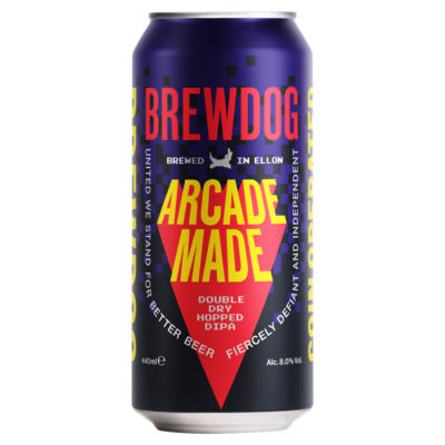 BrewDog Arcade Made Coin Operated Double IPA beer 440ml - British product