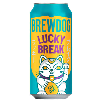 BrewDog Lucky Break NE IPA beer 440ml - British product