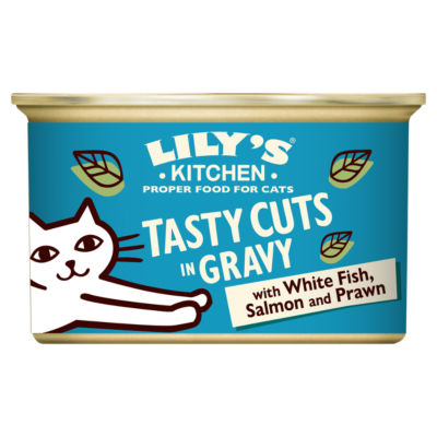 Lily's Kitchen Ocean Fish Tasty Cuts cat food 85g, UK version