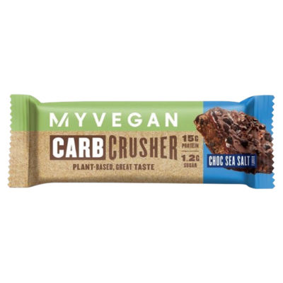 MyVegan choc sea salt flavour protein bar 60g, imported from the UK