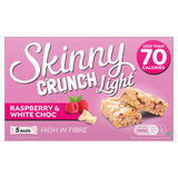 Skinny Crunch Light Raspberry & White Choc Cereal Bars 5 x 19g (British brand)