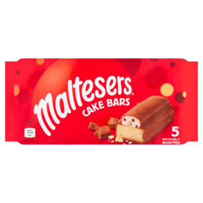 Maltesers cake bars multipack 131g, imported from the UK
