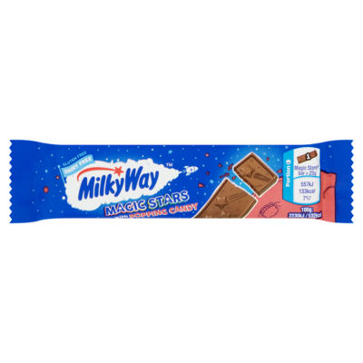 Milky Way Dairy Free Magic Stars with Popping Candy Chocolate 25g