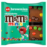 M&M's chocolate brownies with M&M's pieces 4 pack, imported from the UK