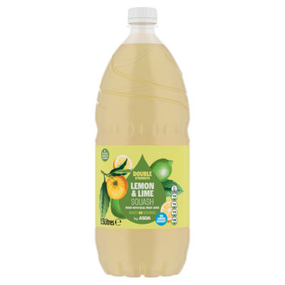 ASDA Lemon Lime Squash 1.5 Litres - British product
