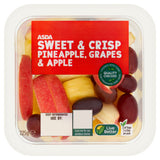ASDA pineapple grapes apple fruit snack 225g - British product
