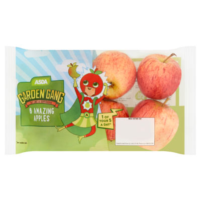 ASDA Garden Gang Amazing Apples 6 Count Fruit Bag