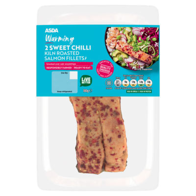 ASDA Sweet Chilli Kiln Roasted Salmon Fillets 180g