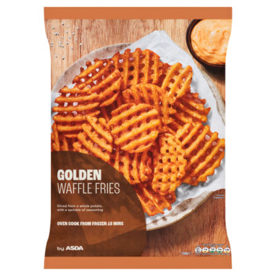ASDA Golden Waffle Fries 750g - British product
