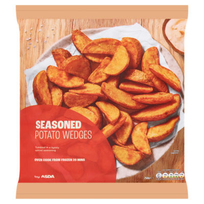ASDA Seasoned Potato Wedges 750g Pack - British product