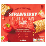 ASDA strawberry fruit grain bars 6x37g - British product