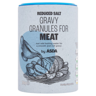 ASDA reduced salt gravy granules for meat 200g - British product