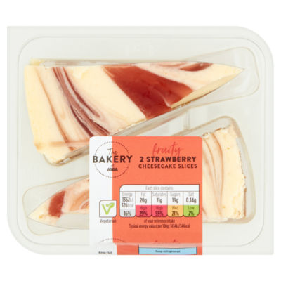 ASDA Strawberry Cheesecake Slices 190g (British brand)