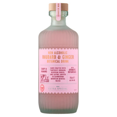 ASDA rhubarb and ginger botanical drink 70cl - British product