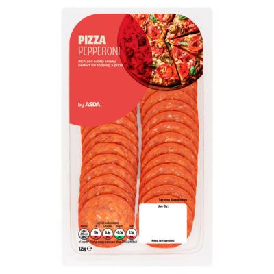 ASDA Pizza Pepperoni Salami 125g