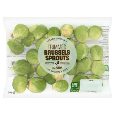 ASDA Sweet & Nutty Brussels Sprouts 200g - British product