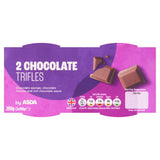 ASDA chocolate trifle 2x100g pack - British product