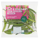 ASDA thin chillies fresh peppers 175g, imported from the UK