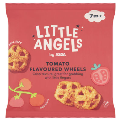 ASDA Little Angels tomato flavoured wheels 20g, UK version