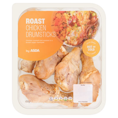 ASDA Roast Chicken Drumsticks 450g - British product