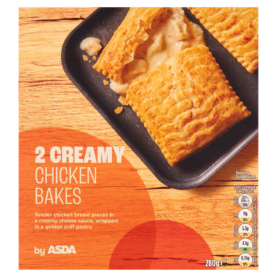 ASDA Creamy Chicken Bakes 280g - British product