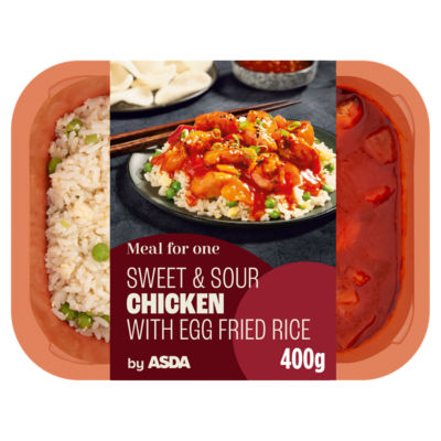 ASDA Sweet and Sour Chicken Meal 400g - British product