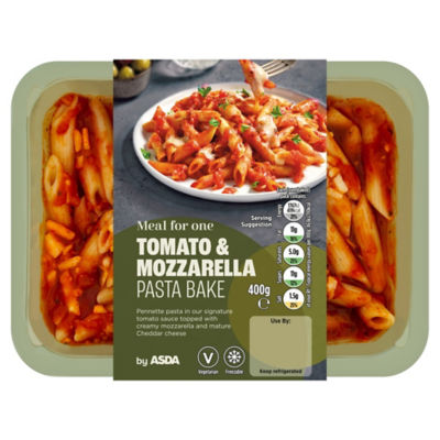 ASDA Tomato & Mozzarella Pasta Bake 400g - British product