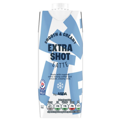 ASDA Extra Shot Latte coffee drink 330ml - British product