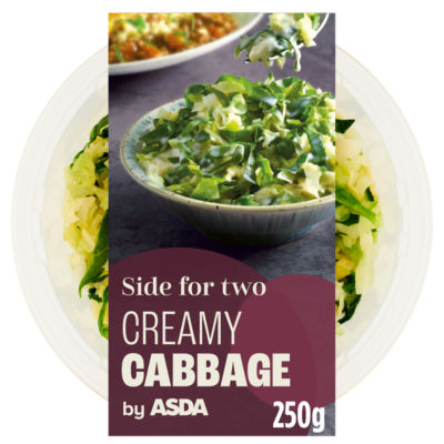 ASDA Side for Two creamy cabbage dish with cream sauce 250g - British product