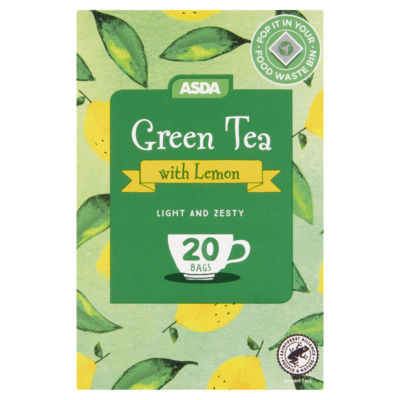 ASDA Green Tea with Lemon 40g - British product