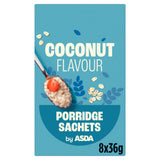 ASDA coconut porridge sachets 8 pack 36g - British product