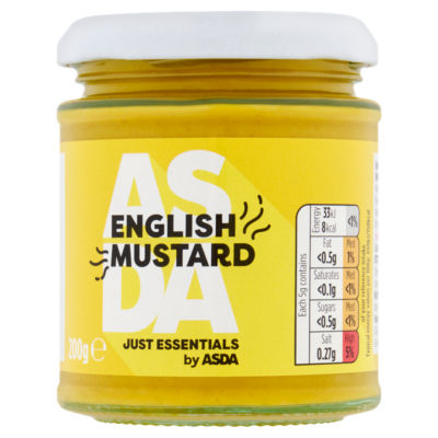 ASDA English Mustard 200g, UK version