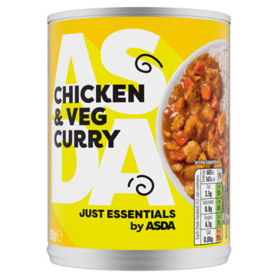 ASDA Chicken & Veg Curry Mild Curry Sauce 392g