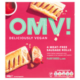 OMV! plant based meat-free sausage rolls 440g, imported from the UK