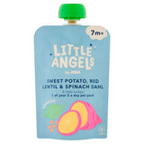 Little Angels organic sweet potato, red lentil and spinach dhal baby food 130g, UK version