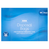 ASDA disposal bags tie handle lavender 50 pack - British product