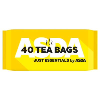 ASDA Just Essentials 40 Black Tea Bags 100g