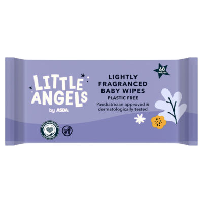 Little Angels by ASDA lightly fragranced baby wipes 60, UK version