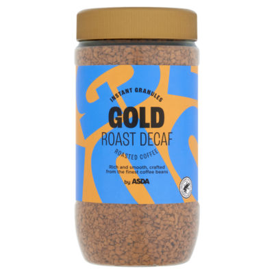 ASDA Gold Roast Decaf Instant Coffee Granules 200g