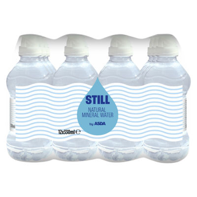 ASDA still natural mineral water 12-pack of 330ml bottles - British product