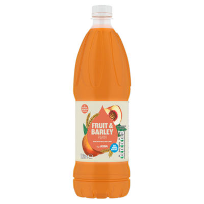 ASDA Fruit Barley Peach Squash 1 Litre