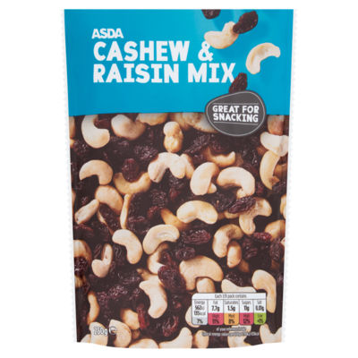 ASDA Cashew & Raisin Mix 250g - British product